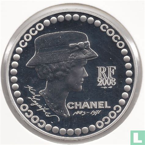 frankrijk 5 euro coco chanel 2008|French 5 Euro 2008 coins .